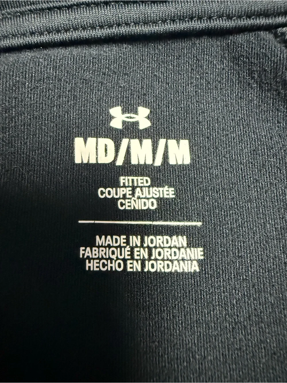 Under Armour Meridian hooded full zip black jacket women’s M